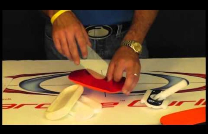 Hardline Curling - Replacing the IcePad Cover